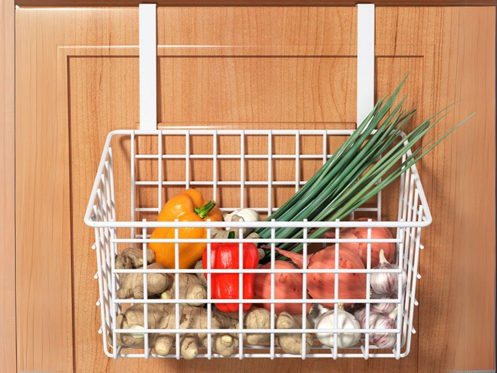 Metāla groza organizators, piekarināms virtuves plaukts