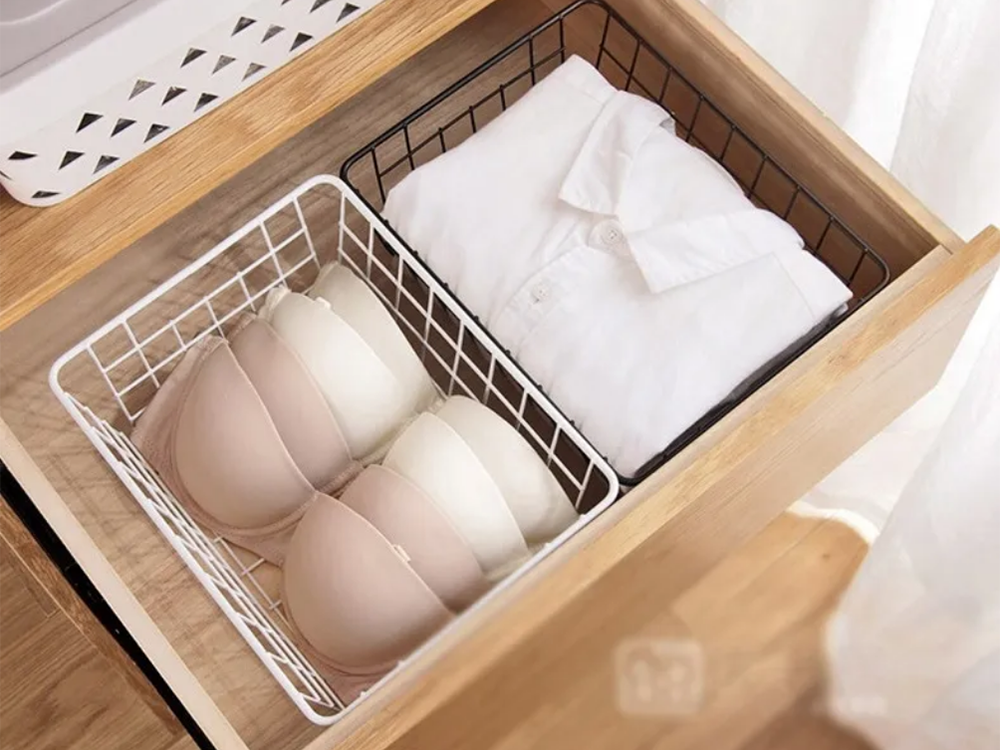 Bēniņu metāla stiepļu grozs bēniņu metāla organizators virtuvei augļiem, balts, liels