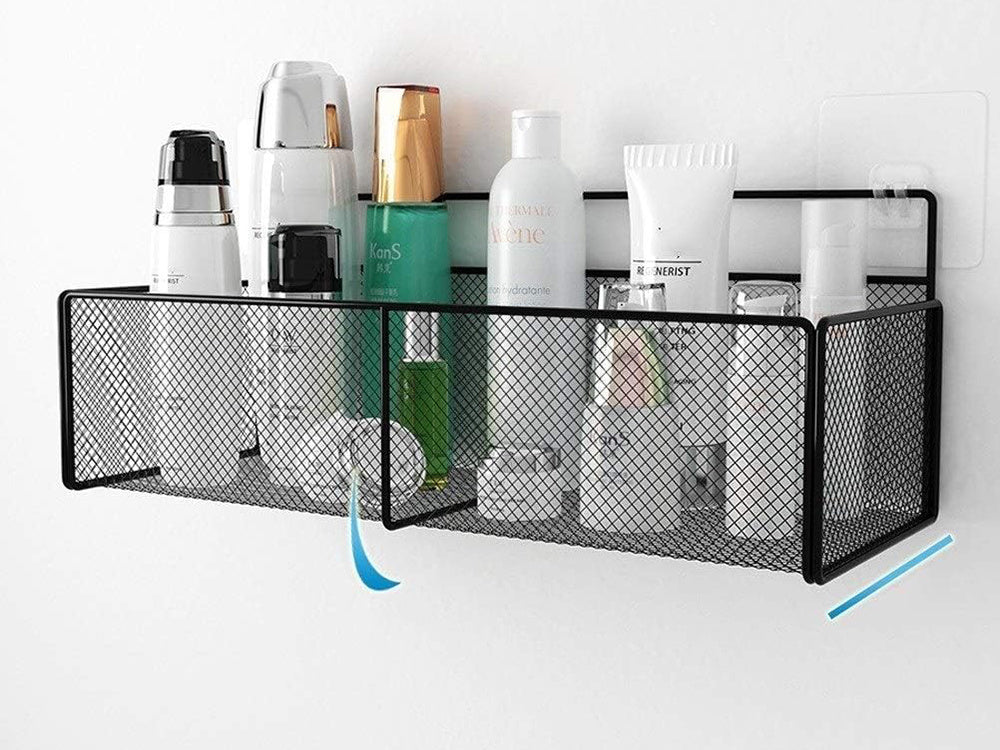 Piekarināms grozs, metāla organizators, piekarināms plaukts virtuvei, melns