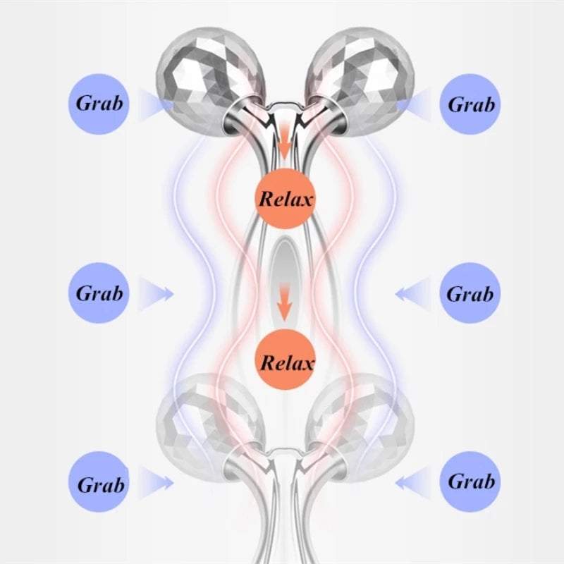 Sejas un ķermeņa 3D masieris, rotējošais veltnis
