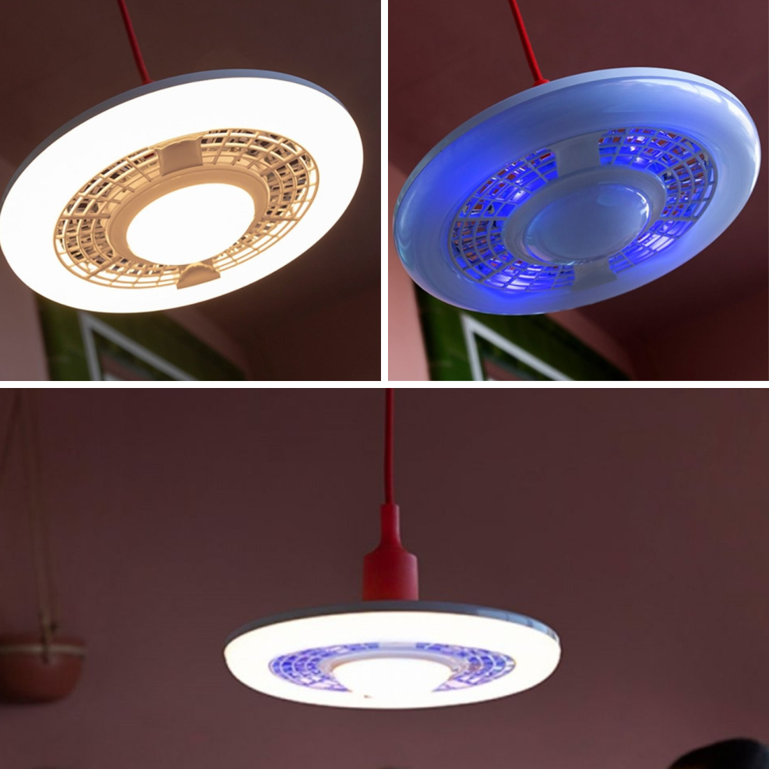 Pretmoskītu lampa gristu vai sienas