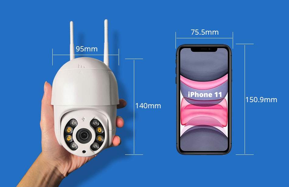 Rotējoša novērošanas kamera