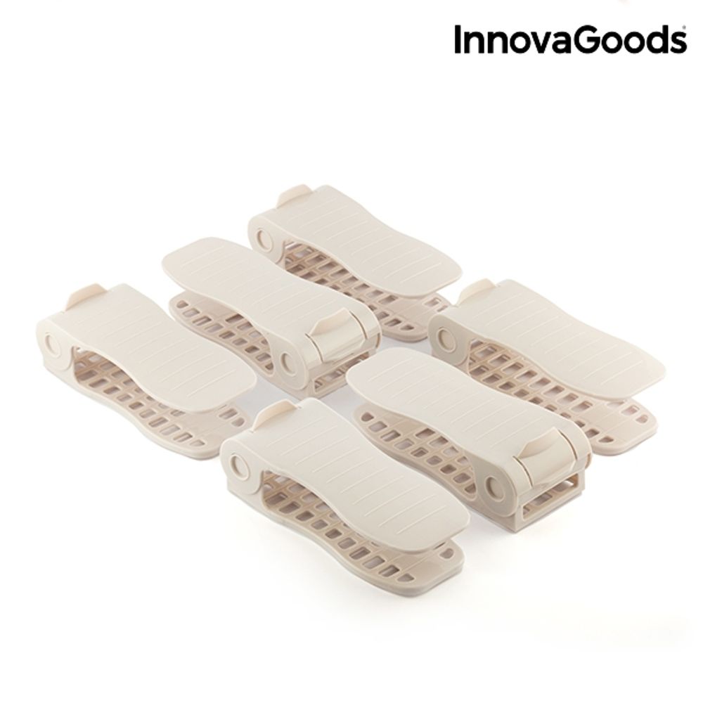 Kompakts apavu plaukts pielāgojams, 6 pāriem.