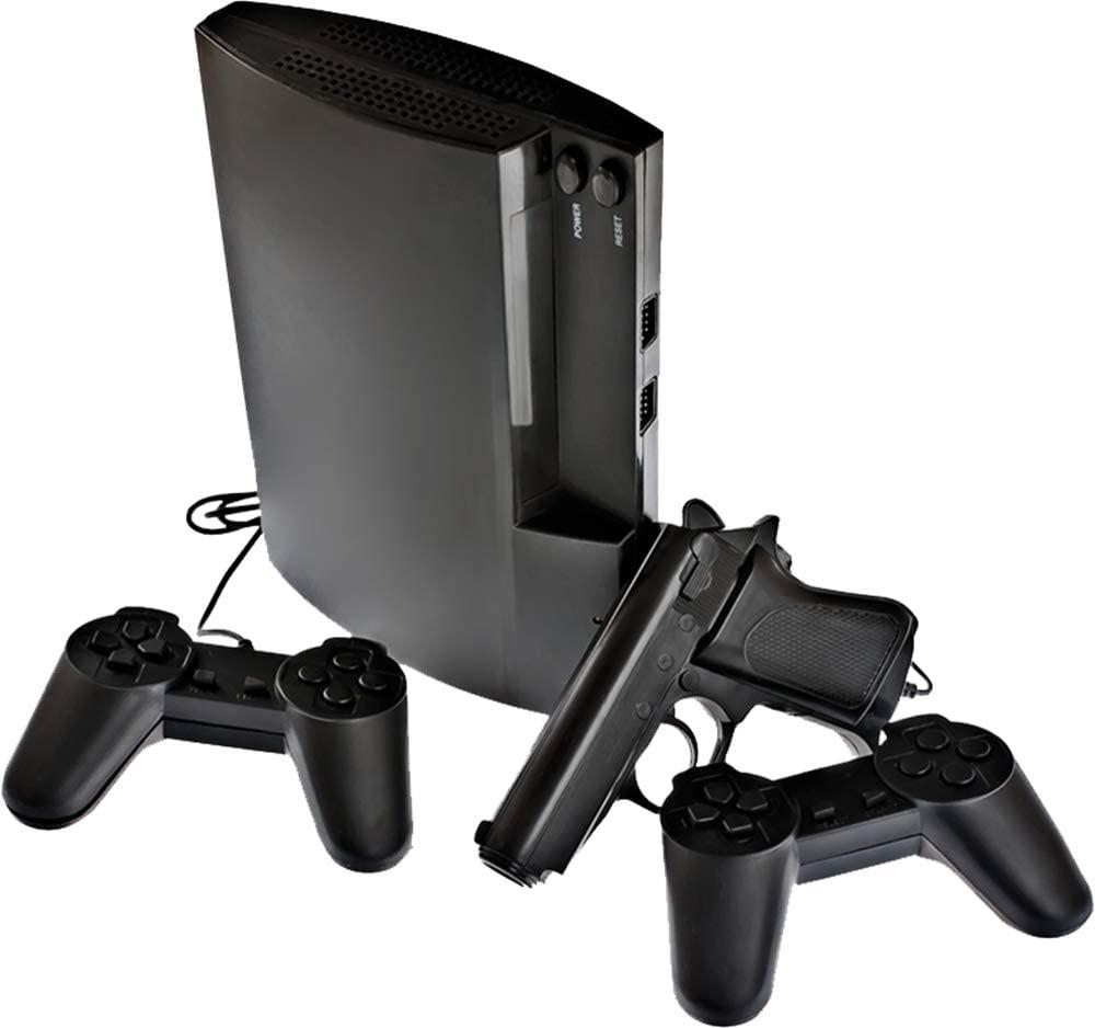 Spēļu konsole ar 2 pultīm un pistoli