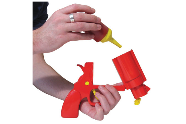 Mērču pistole ar diviem trauciņiem