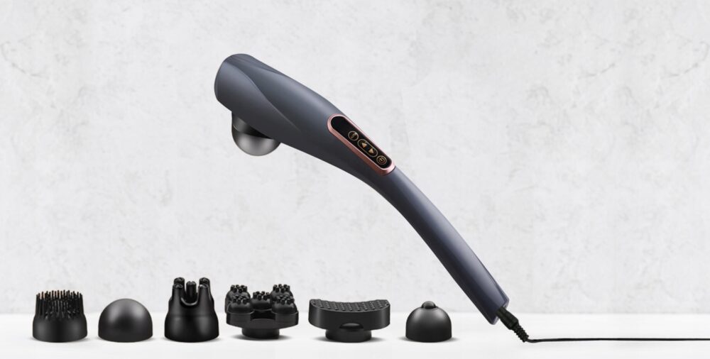 Rokas masažieris ar uzgaļiem