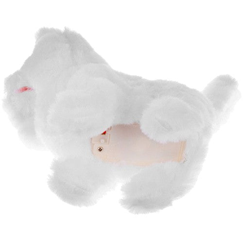 Interaktīvs balts kaķēns