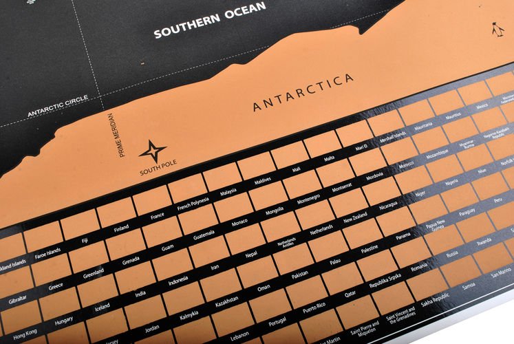 Pasaules karte – nokasāma