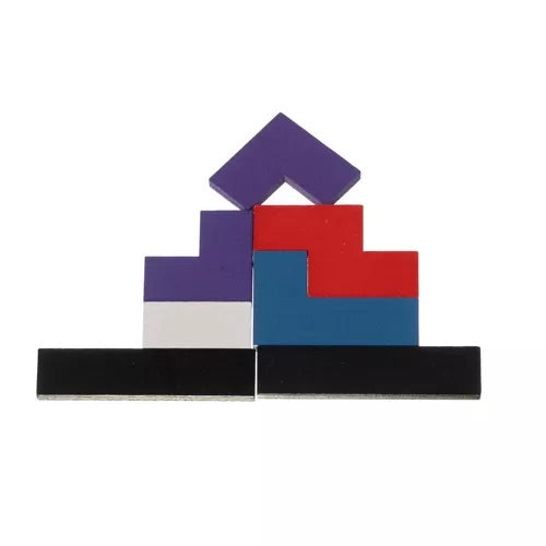 Koka rotaļlieta Puzle Tetris