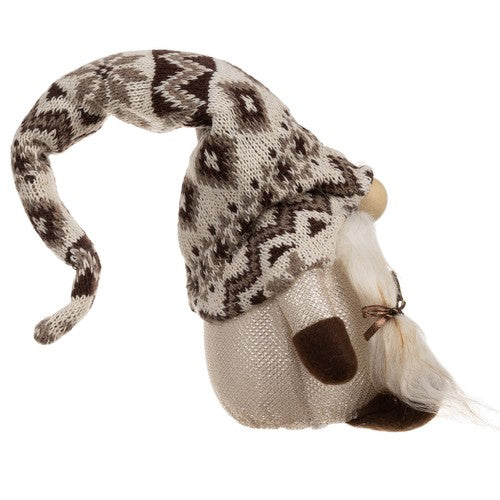 Pelēks rūķis ar LED gaismu