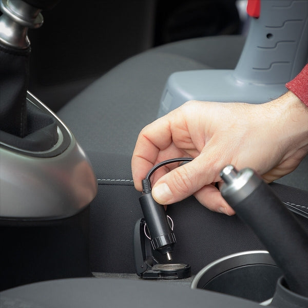 Pārnēsājams gaisa kompresors ar LED gaismu