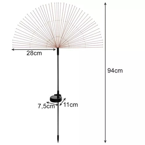 Saules dārza lampas