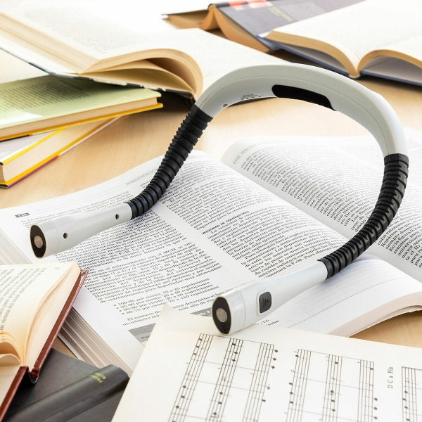 Uzlādējama kakla lasīšanas lampa LED