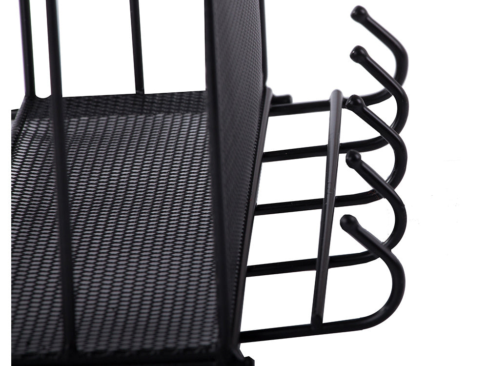 Metāla organizatora piekarināms plaukts virtuves plaukts vannas istabas pakaramais