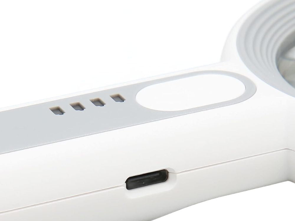 Apgaismots lasāmvielas stikls ar palielināmo stiklu 5-12x un LED apgaismojumu