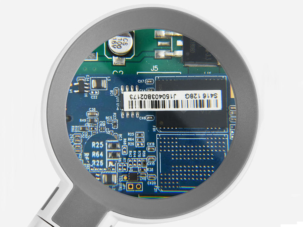 Kosmētiskās lasāmās lampas apgaismojums ar palielināmo stiklu, 20 gaismas diodes