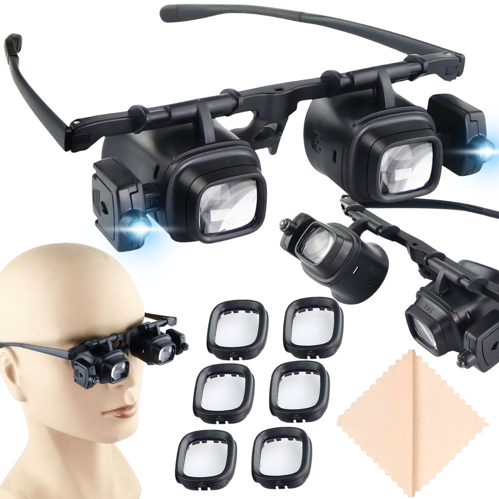 Pulksteņrādītāja virziena acu apskats 2 gaismas diodes 2x 6x 8x 12x 24x