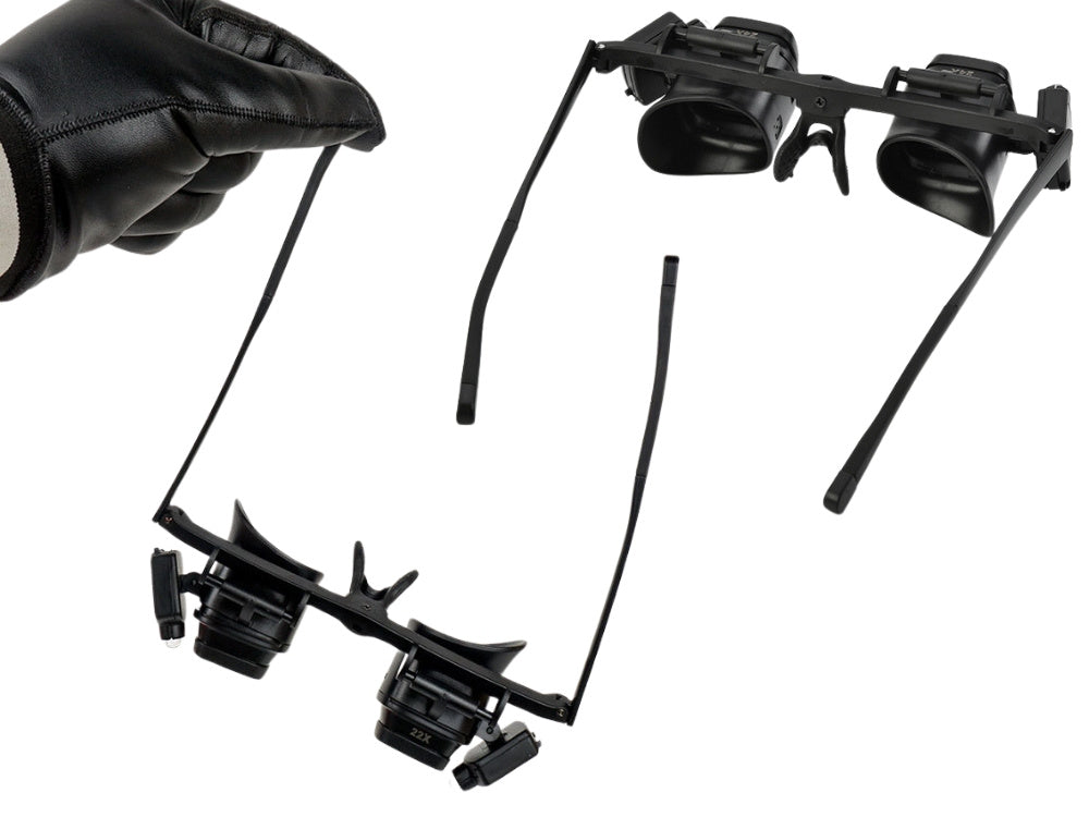 Pulksteņrādītāja virziena acu apskats 2 gaismas diodes 2x 6x 8x 12x 24x