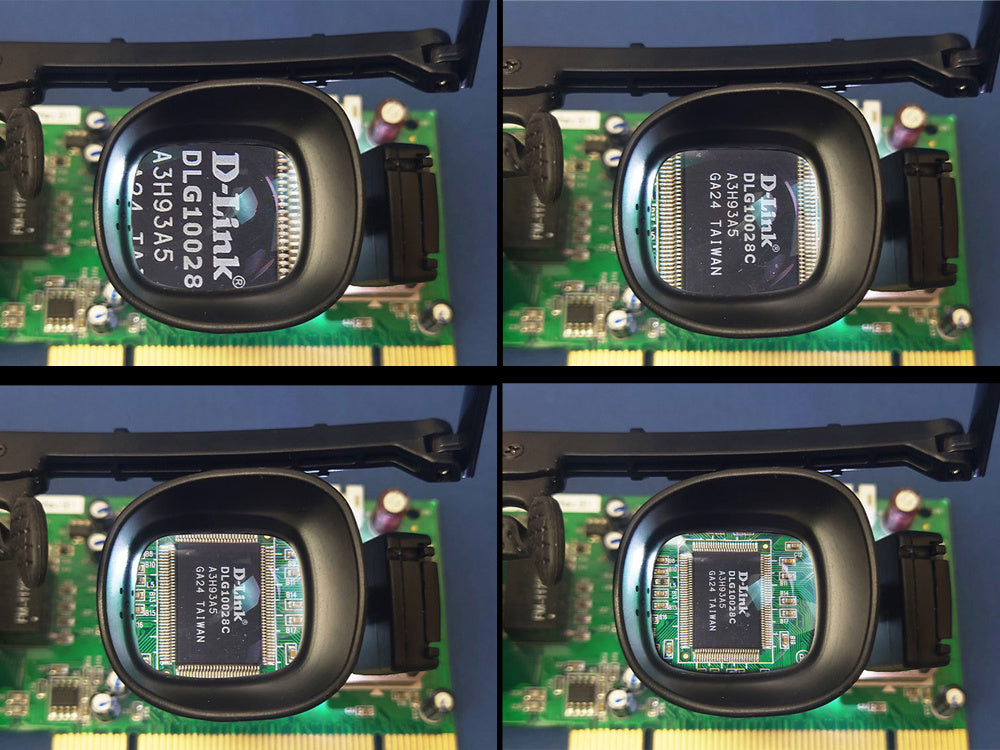 Pulksteņrādītāja virziena acu apskats 2 gaismas diodes 2x 6x 8x 12x 24x