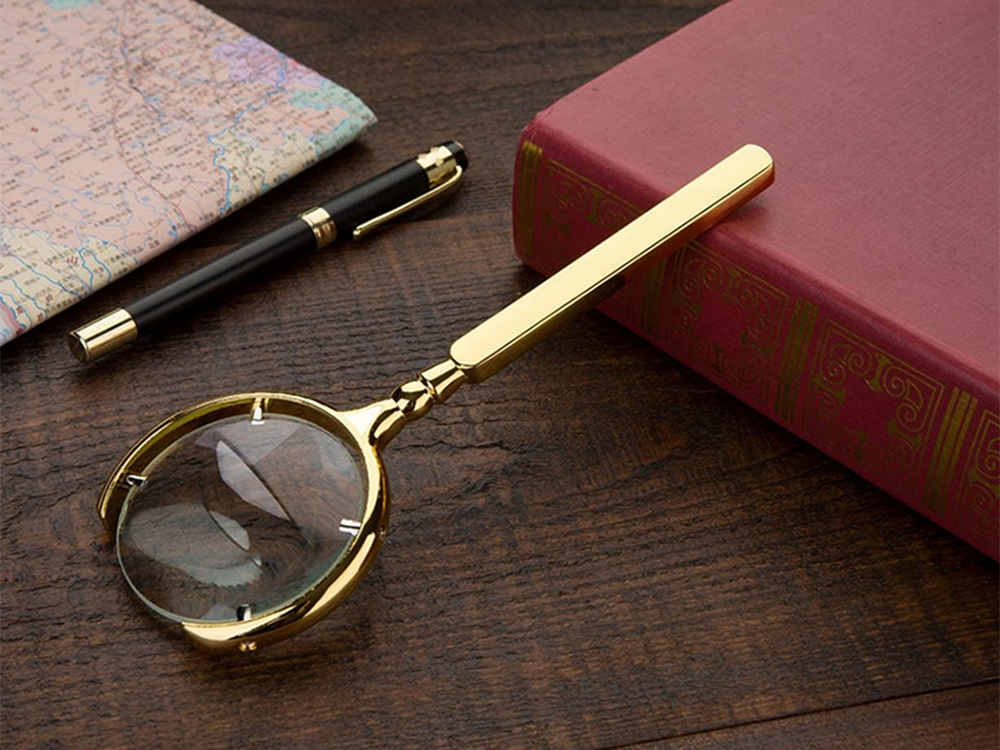 Lasāmā lupas manuālā lupas zelta palielinājums 6x