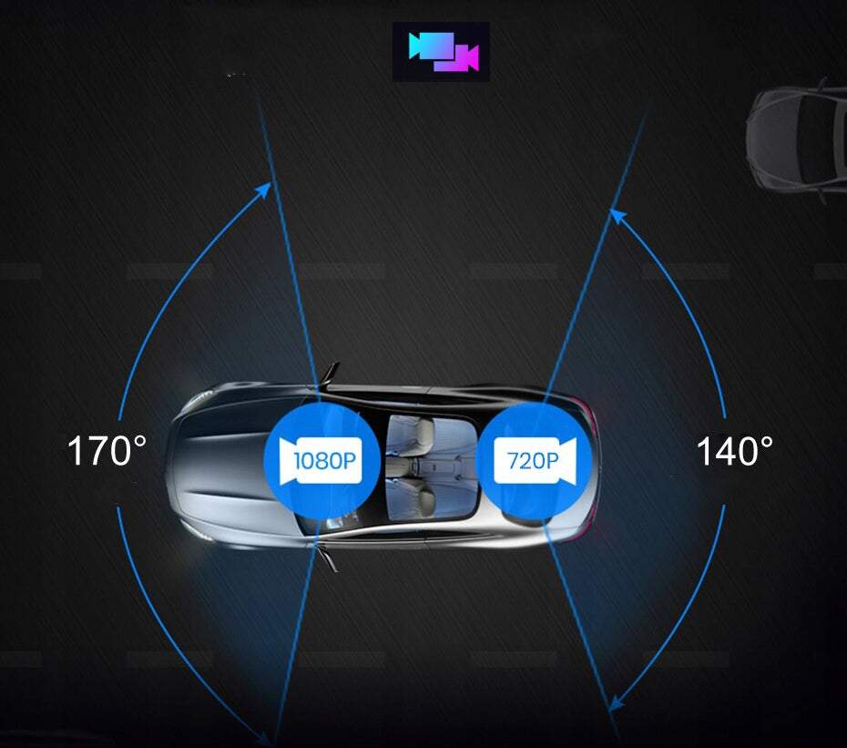 Videoreģistrātors, Braukšanas Ierakstītājs Ar Skārienekrānu