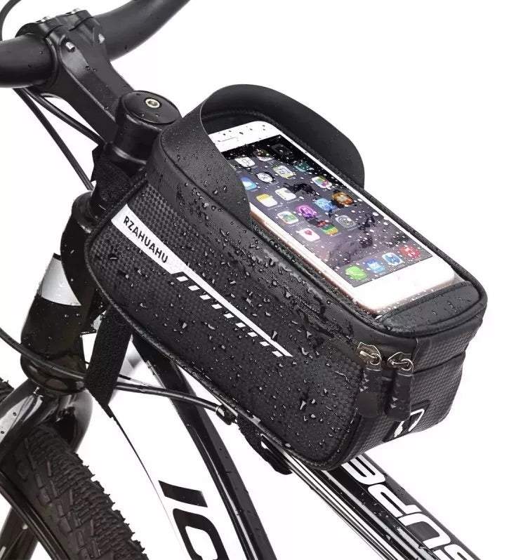 Ūdensizturīgs telefona turētājs-soma velosipēda stūrei