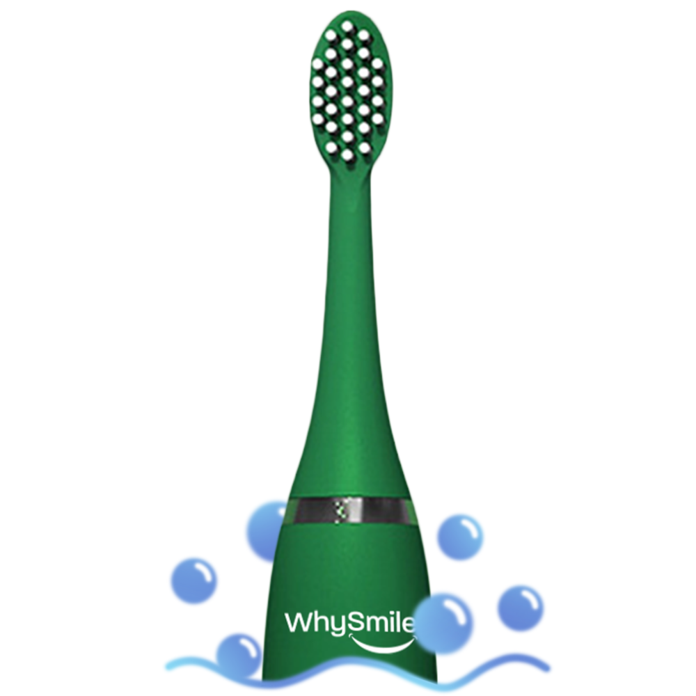 Elektriskā zobu birste bērniem, zaļa