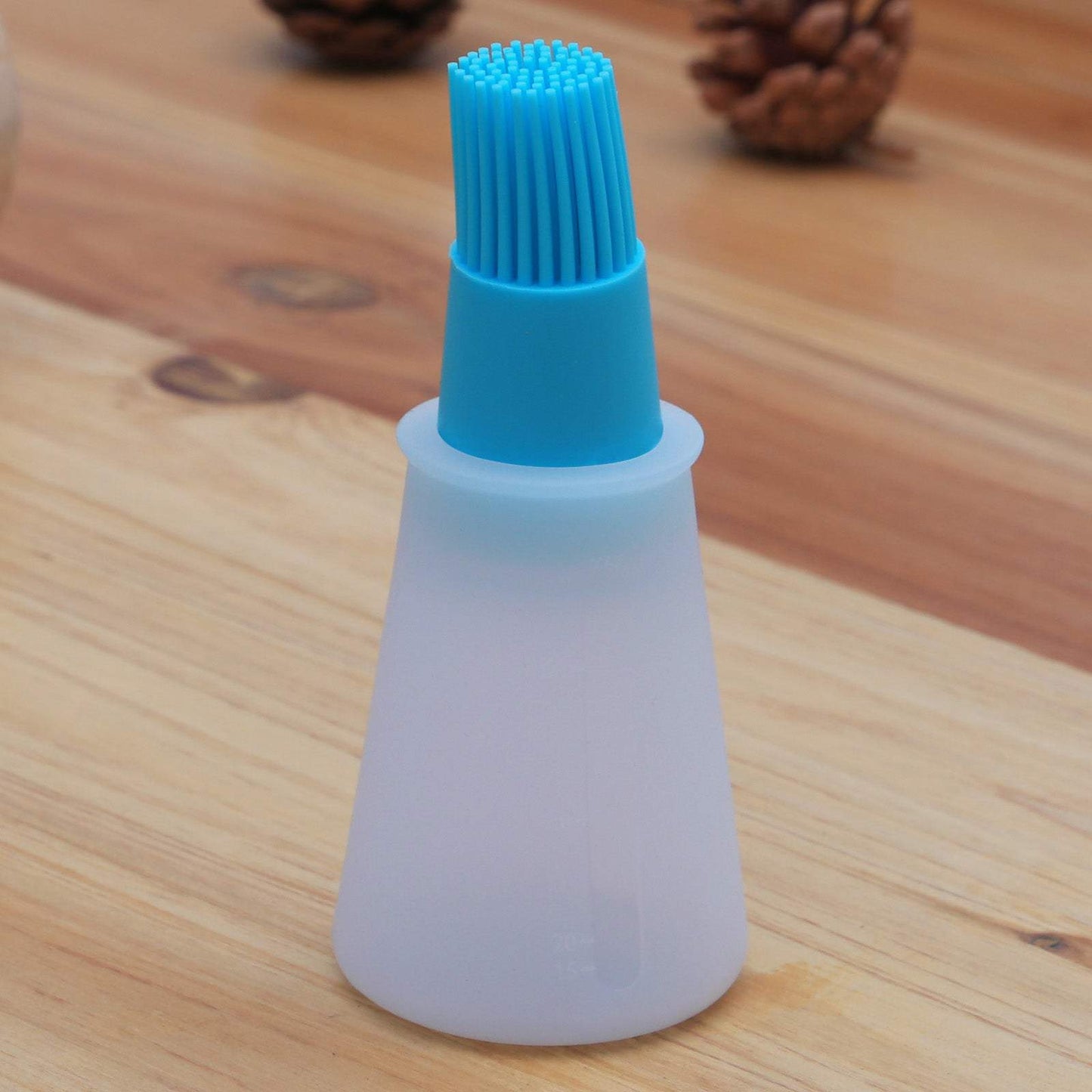 Silikona birstīte eļļas uzklājējs dozators dispenseris