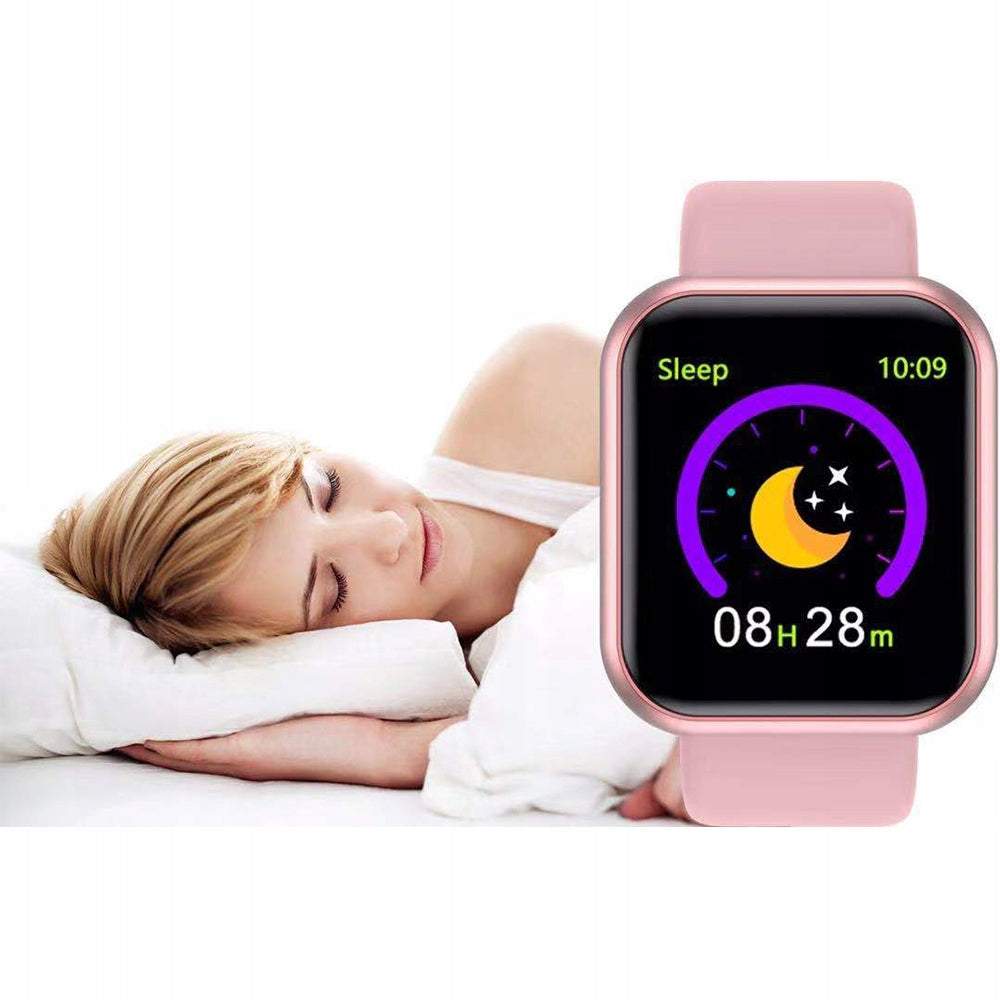 Viedpulkstenis Smart-Watch ūdensizturīgs ar pedometra, miega un pulsa mērītāja funkciju