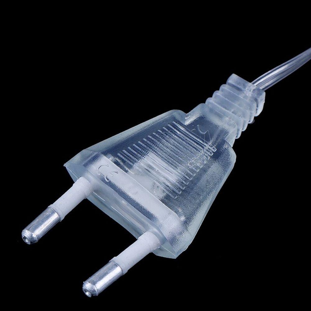 Caurspīdīgs vada pagarinātājs 3m Ziemassvētku lampiņām LED virtenēm