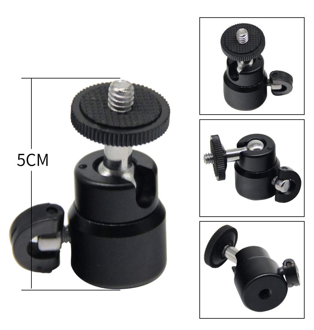 LED riņķis, gredzenveida lampa ar 2m statīvu un telefona turētāju