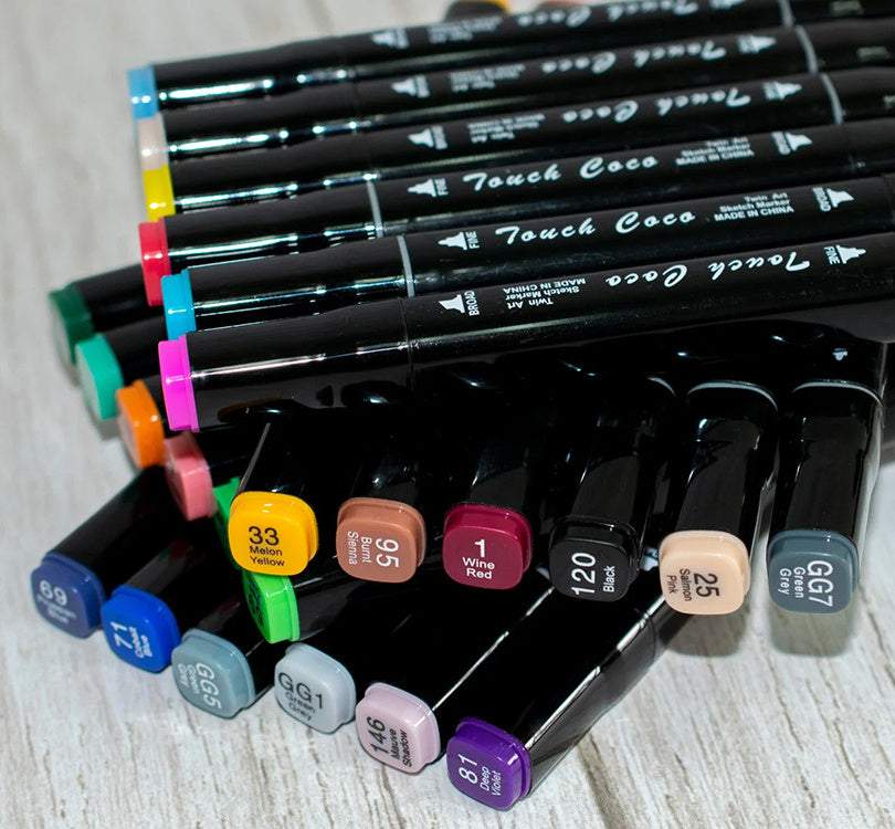 Marķieru komplekts 40 gab. ar somu