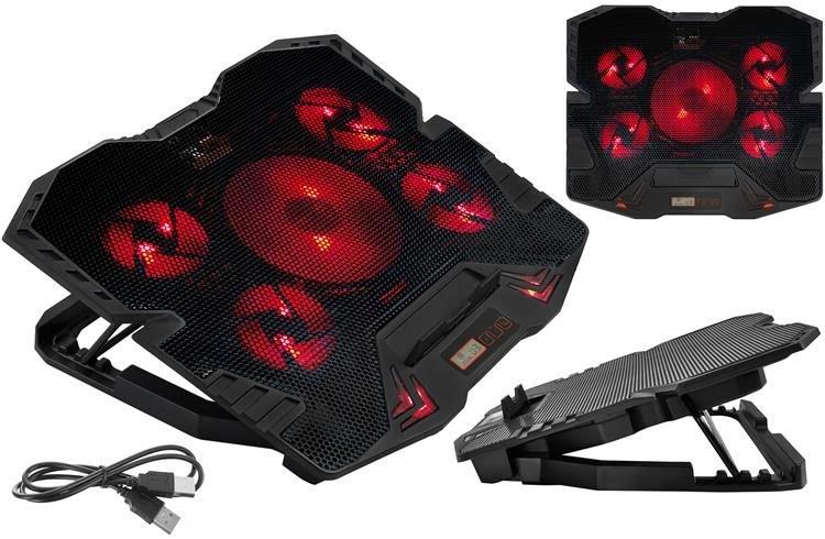 Dzesēšanas paliktnis klēpjdatoriem ar ātruma kontroli