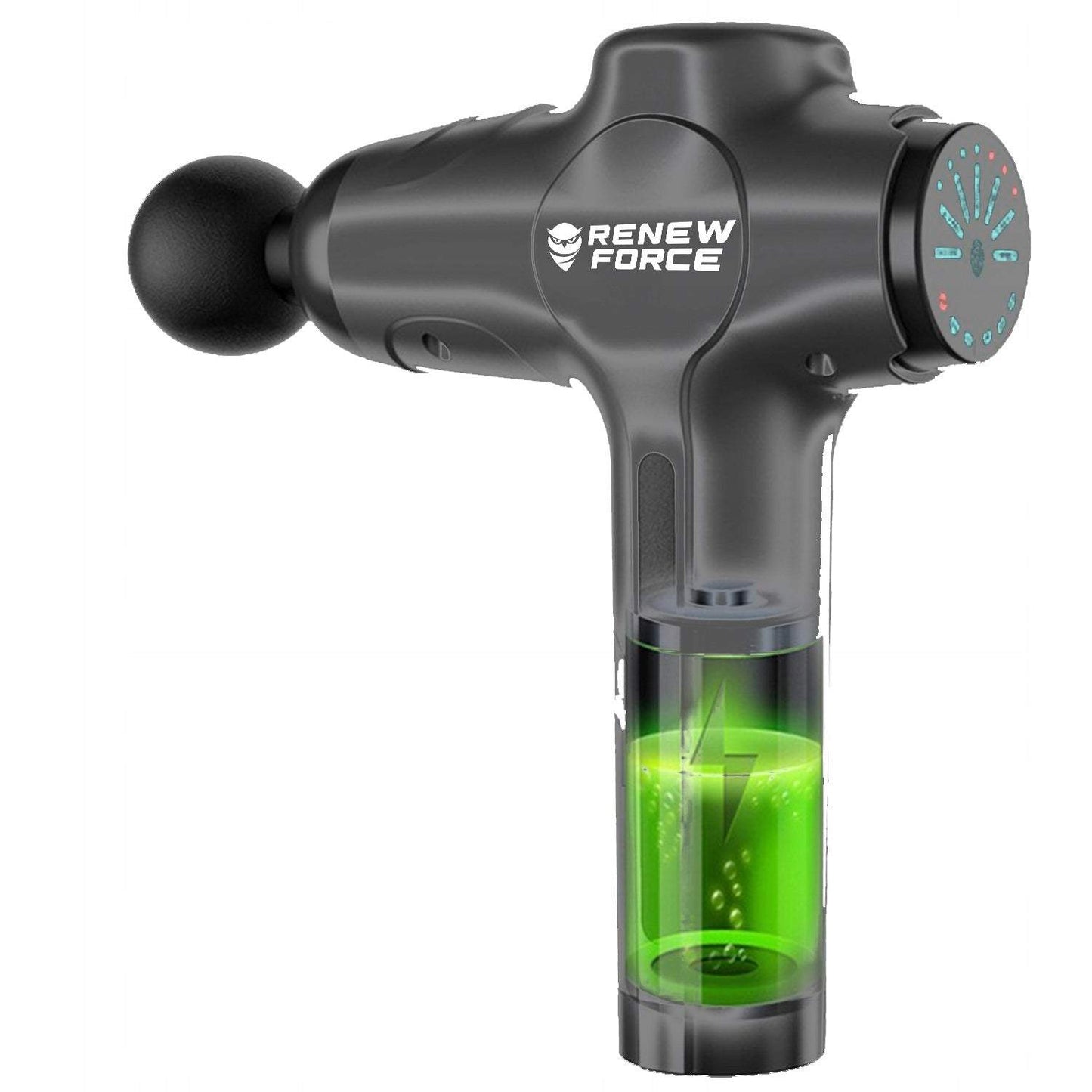 Masāžas pistole ar 10 uzgaļiem