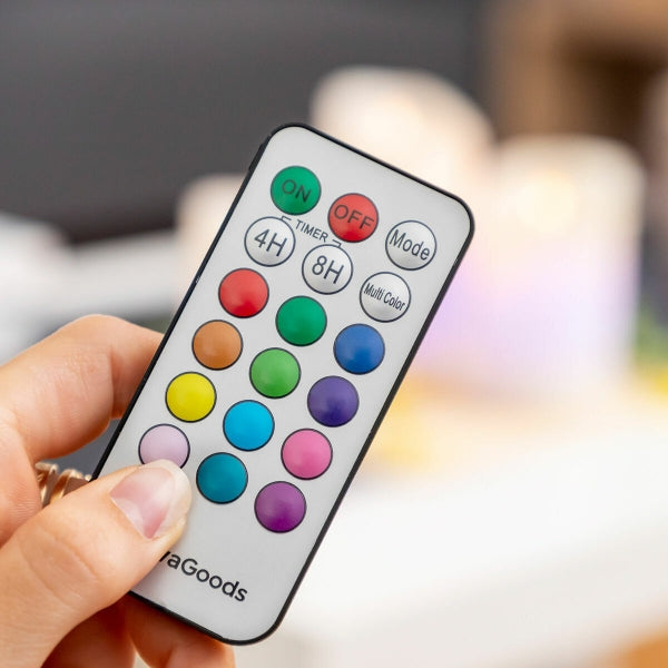 LED sveces ar vadības pūlti