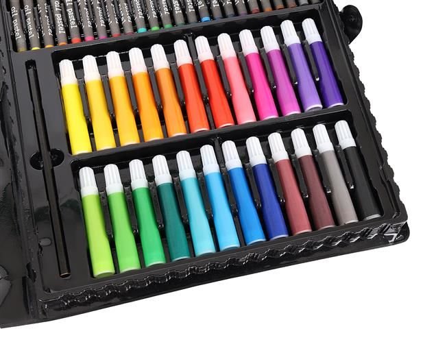 Zīmēšanas komplekts čemodānā