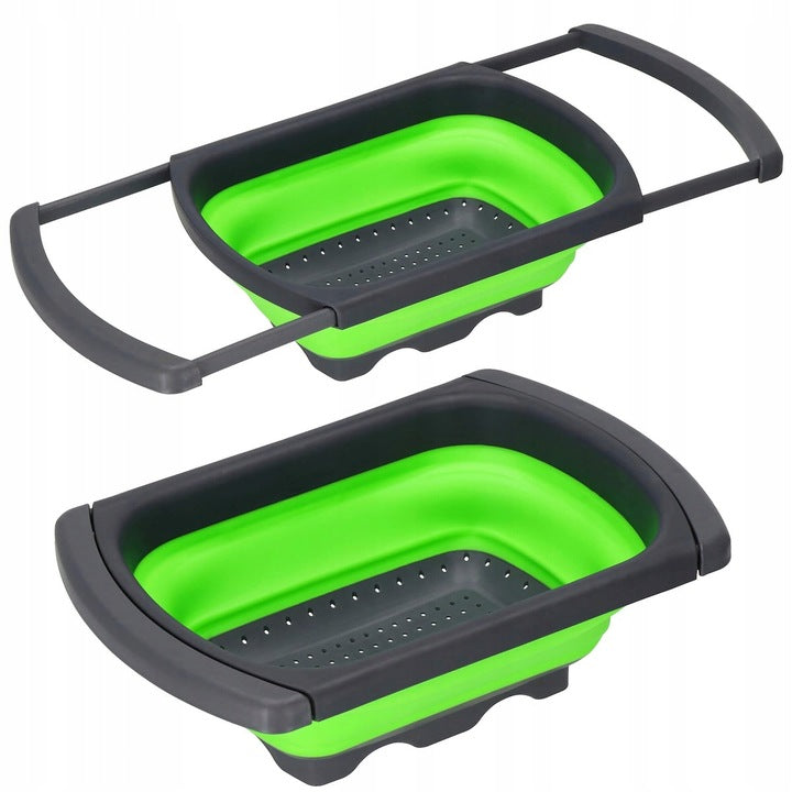 Silikona caurduris, salokāms sietiņš