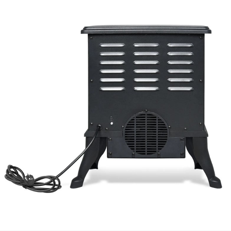 Elektriskais kamīna sildītājs ar 3D vizuālo liesmu