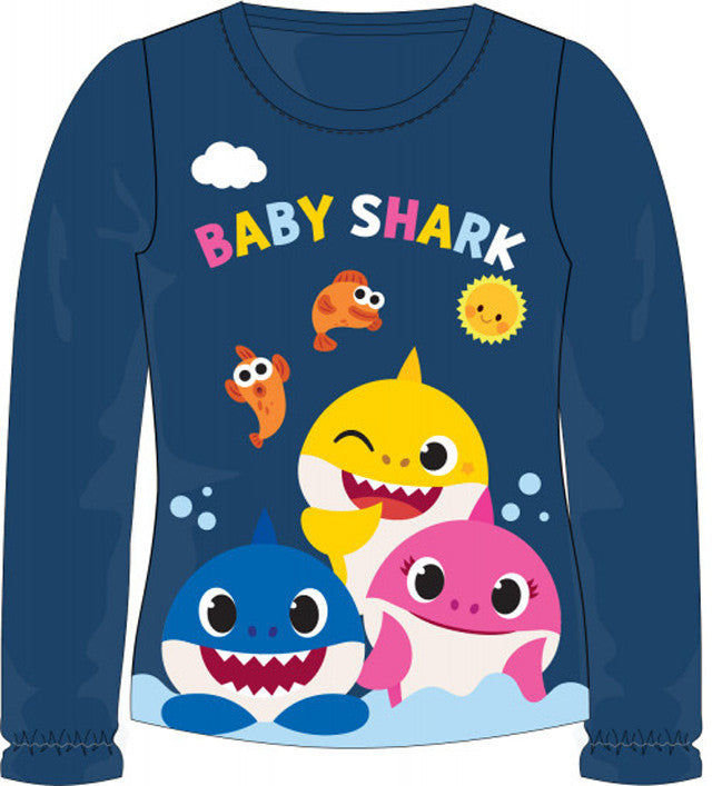Baby Shark bērnu krekls ar garām piedurknēm 110 cm