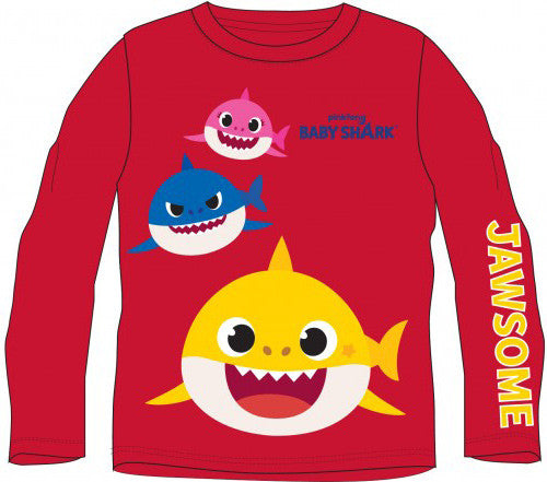 Baby Shark bērnu krekliņš ar garām piedurknēm, 3 gadi