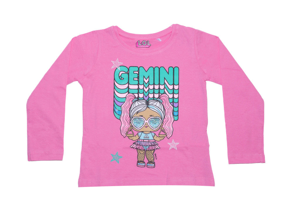 LOL Surprise Gemini bērnu krekls ar garām piedurknēm 110 cm
