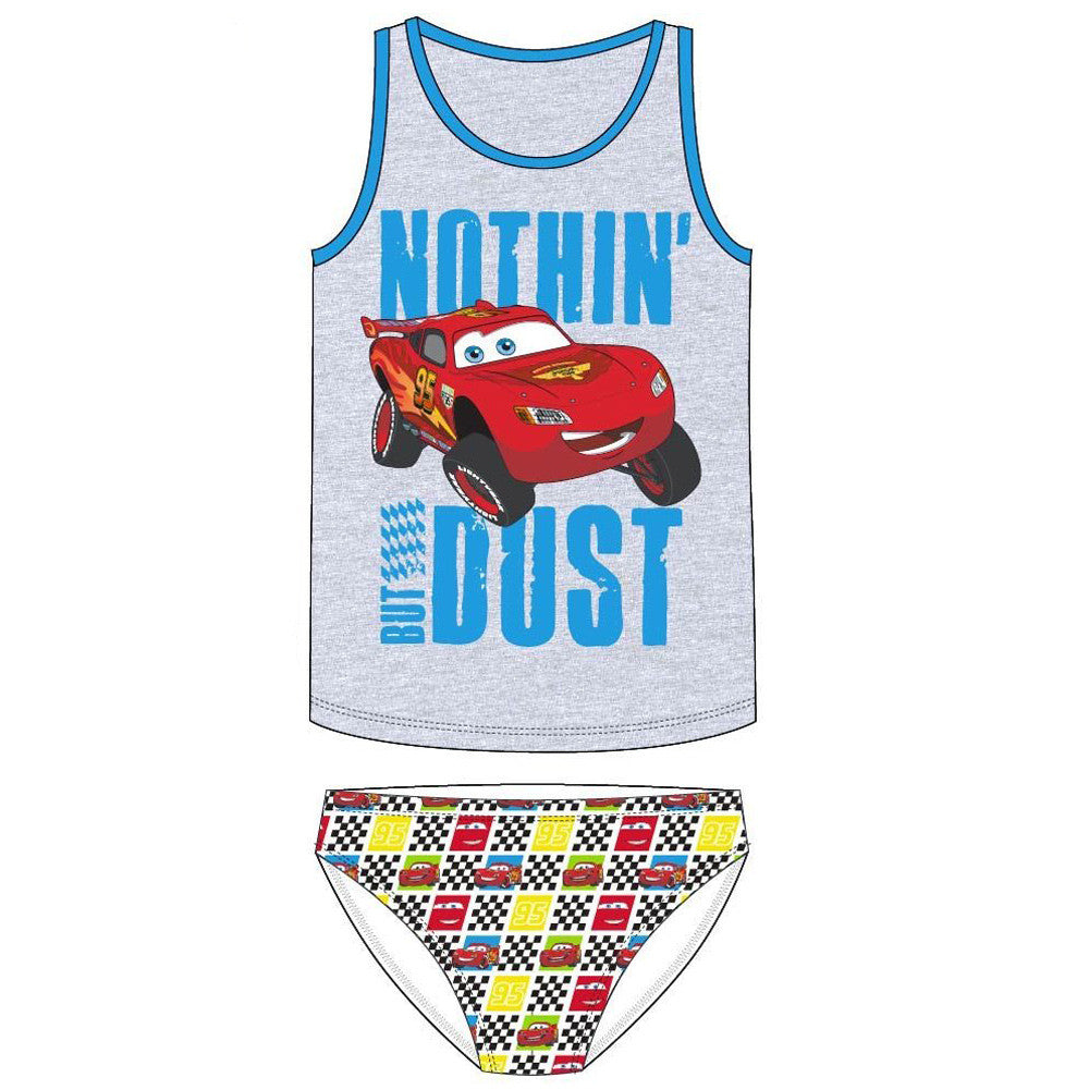 Disney Cars krekliņš bez piedurknēm + apakšiņas komplekts 110/116 cm