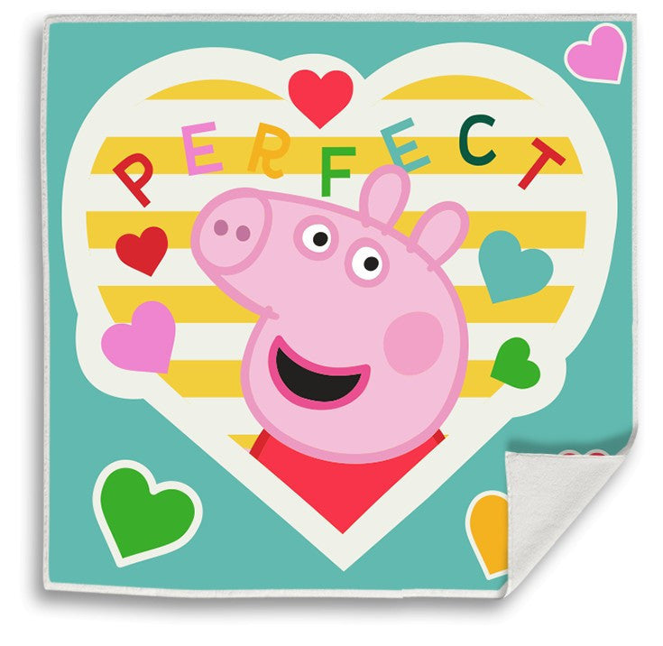 Peppa Pig Perfect Magic dvielis rokām, sejas dvielis, dvielis 30x30cm