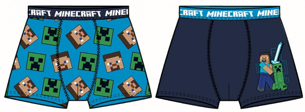 Minecraft bērnu bokseršorti 2 gab. iepakojumā 8 gadi