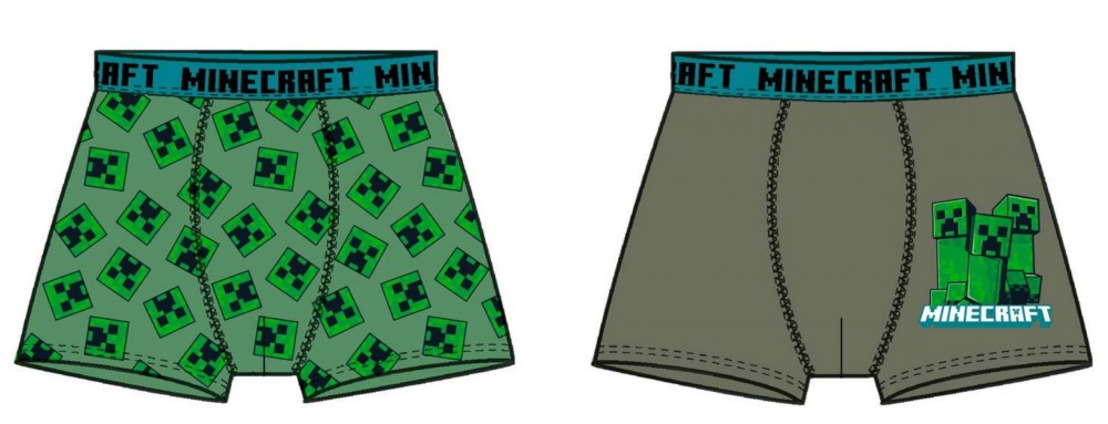 Minecraft bērnu bokseršorti, 2 gab. iepakojumā, 6 gadi