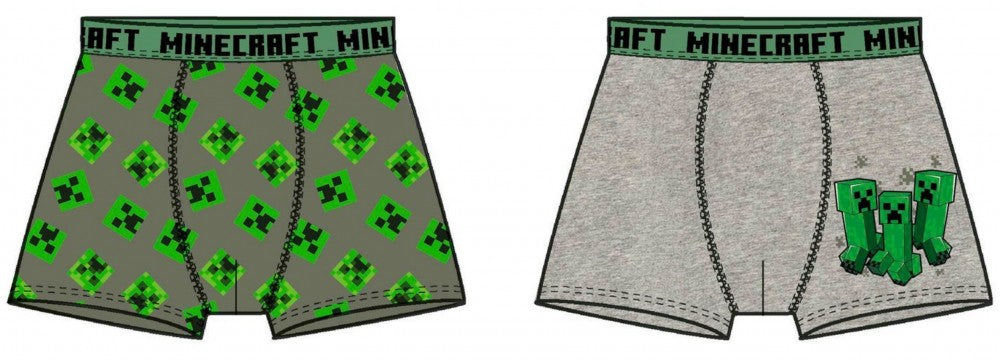 Minecraft bērnu bokseršorti 2 gab. iepakojumā, 12 gadu vecumam