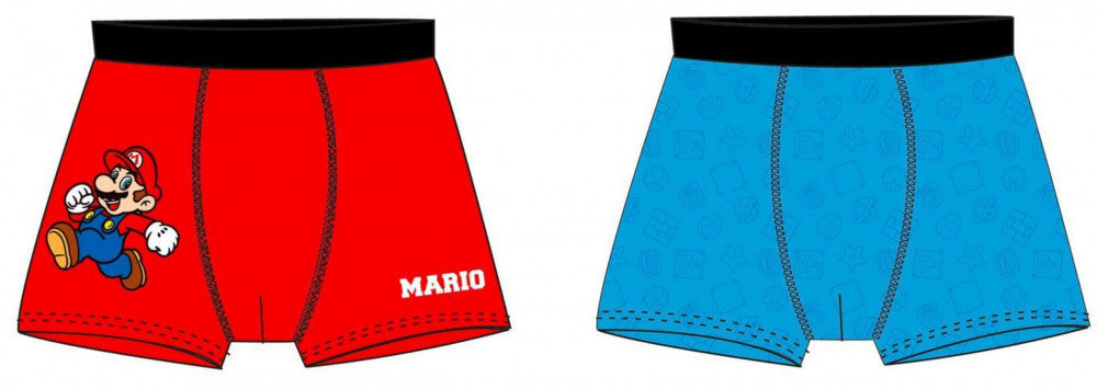 Super Mario bērnu bokseršorti, 2 gab. iepakojumā, 5 gadi