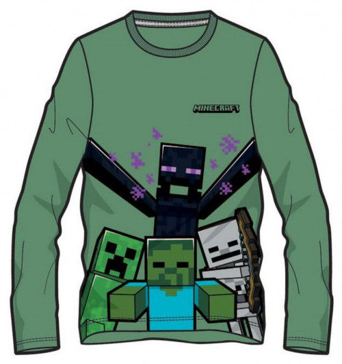 Minecraft bērnu krekls ar garām piedurknēm, 10 gadi
