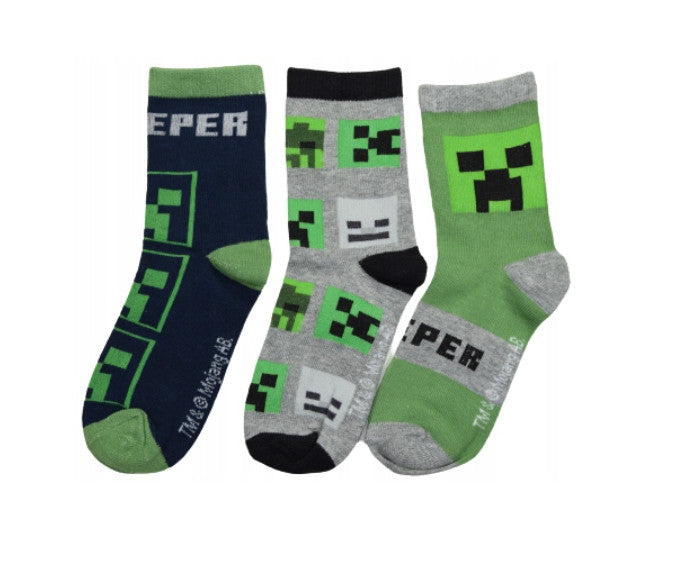 Minecraft Skeleton bērnu zeķes 31/34