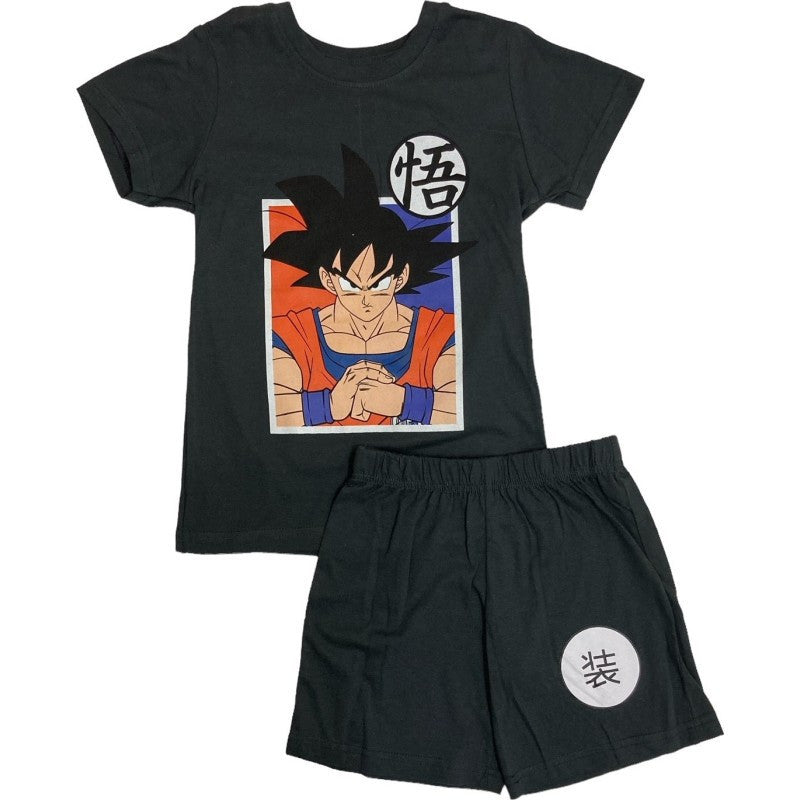 Dragon Ball Saiyan Black bērnu īsā pidžama 6 gadi / 116 cm
